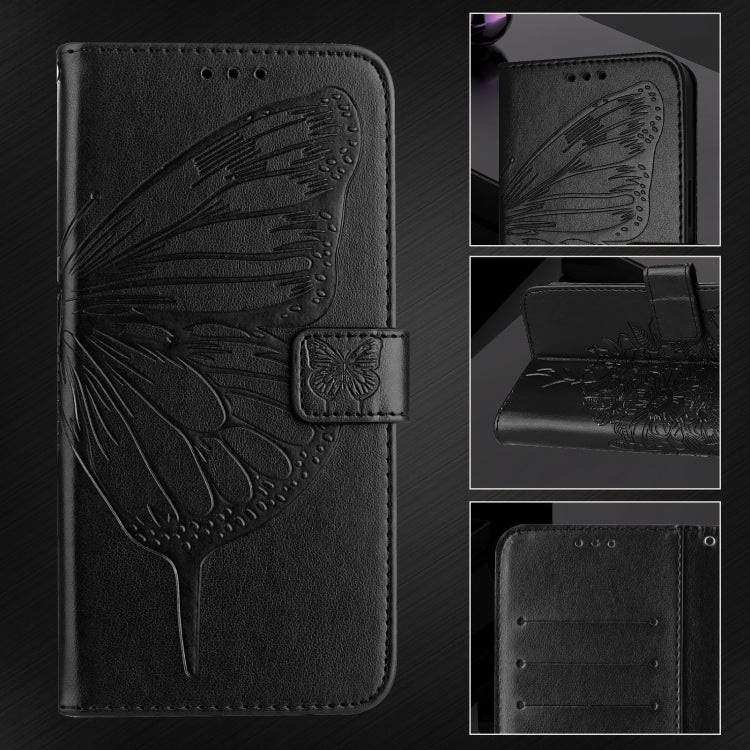 For OPPO Reno9 A JP Version Embossed Butterfly Leather Phone Case
