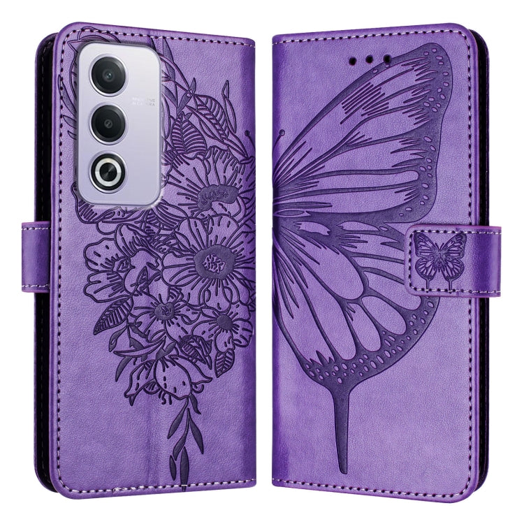 For OPPO A3 Pro 5G Global Embossed Butterfly Leather Phone Case