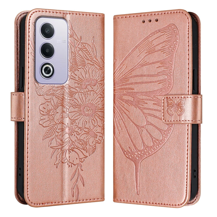 For OPPO A3 Pro 5G Global Embossed Butterfly Leather Phone Case