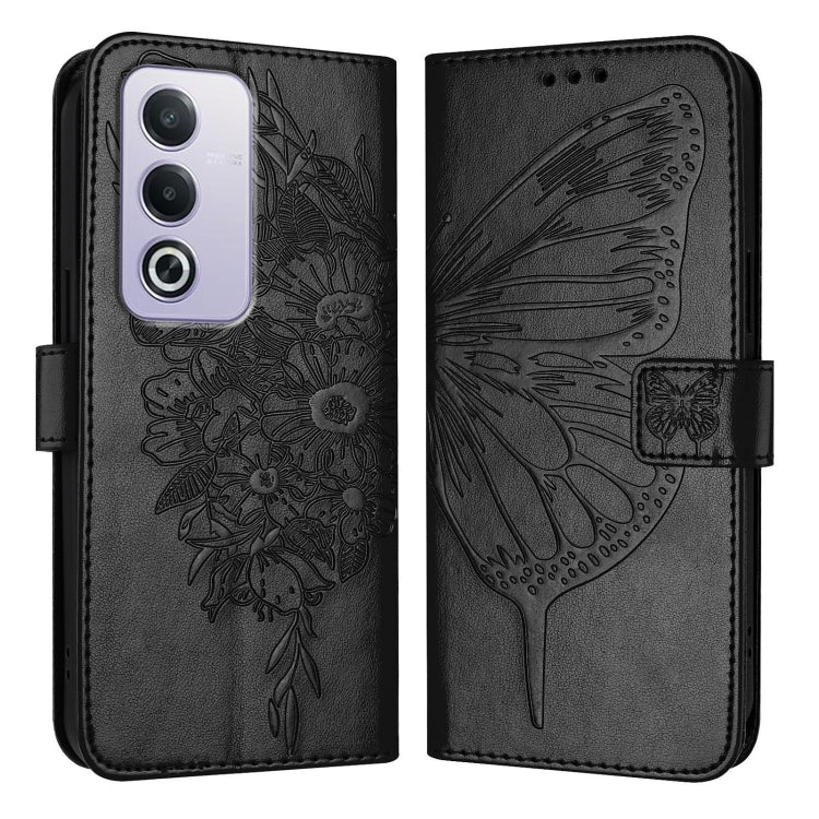 For OPPO A3 Pro 5G Global Embossed Butterfly Leather Phone Case