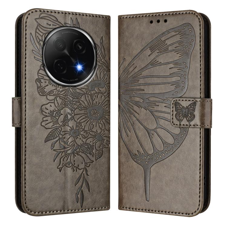 For OPPO A5 Pro China Embossed Butterfly Leather Phone Case