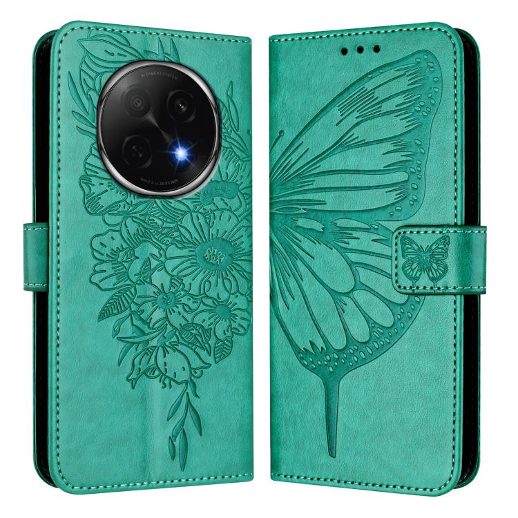 For OPPO A5 Pro China Embossed Butterfly Leather Phone Case