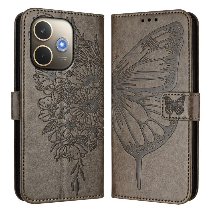 For OPPO A5 Pro 5G Global Embossed Butterfly Leather Phone Case