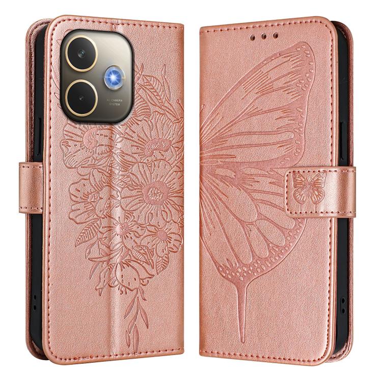 For OPPO A5 Pro 5G Global Embossed Butterfly Leather Phone Case