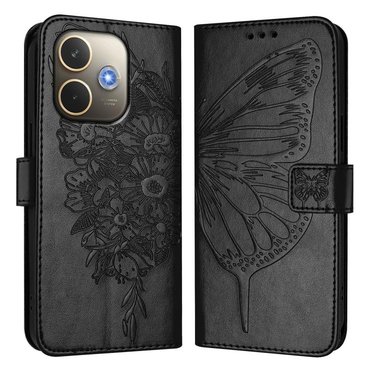 For OPPO A5 Pro 5G Global Embossed Butterfly Leather Phone Case