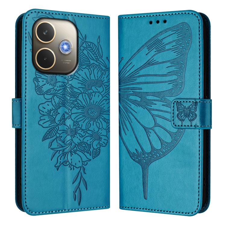 For OPPO A5 Pro 5G Global Embossed Butterfly Leather Phone Case