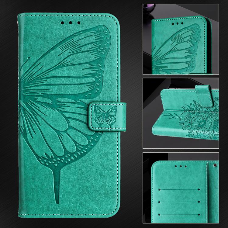 For OPPO Reno14 Pro 5G Global Embossed Butterfly Leather Phone Case