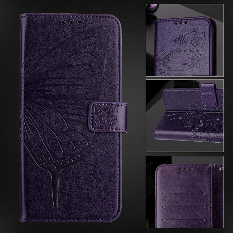 For OPPO Reno14 5G Global Embossed Butterfly Leather Phone Case
