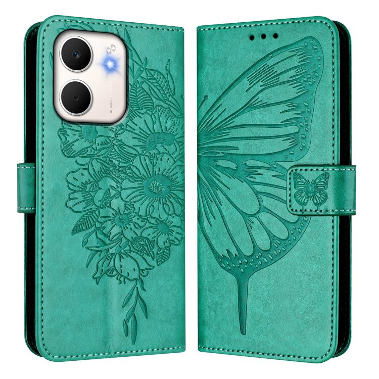 For OPPO A5x 4G Global / 5G Global Embossed Butterfly Leather Phone Case