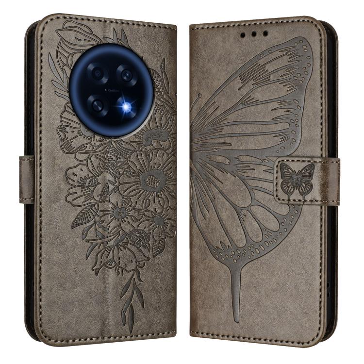 For OPPO A6 GT 5G Embossed Butterfly Leather Phone Case