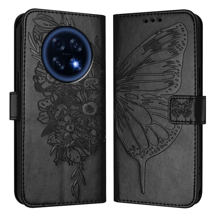 For OPPO A6 GT 5G Embossed Butterfly Leather Phone Case