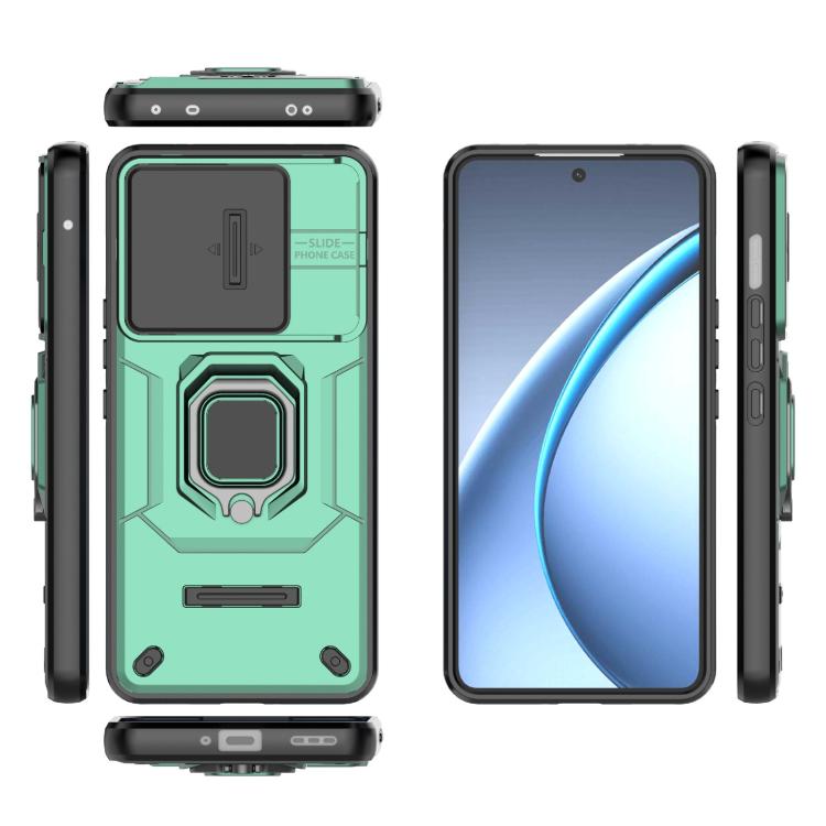 For OPPO K13 Turbo 5G Sliding Camshield TPU + PC Shockproof Phone Case with Holder