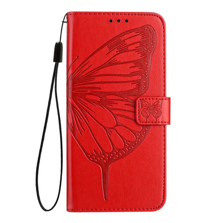For Google Pixel 7 Pro Embossed Butterfly Leather Phone Case