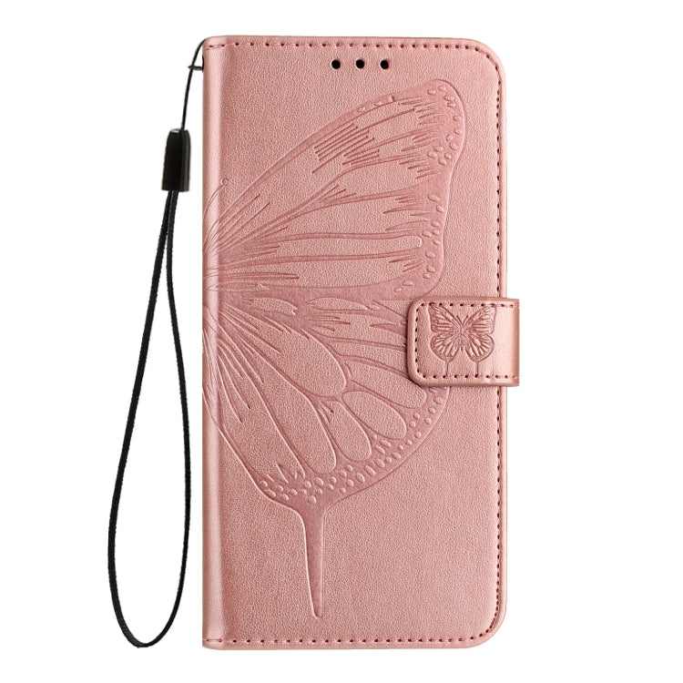 For Google Pixel 6 Pro Embossed Butterfly Leather Phone Case