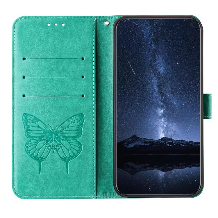 For Google Pixel 10 / 10 Pro+ Embossed Butterfly Leather Phone Case