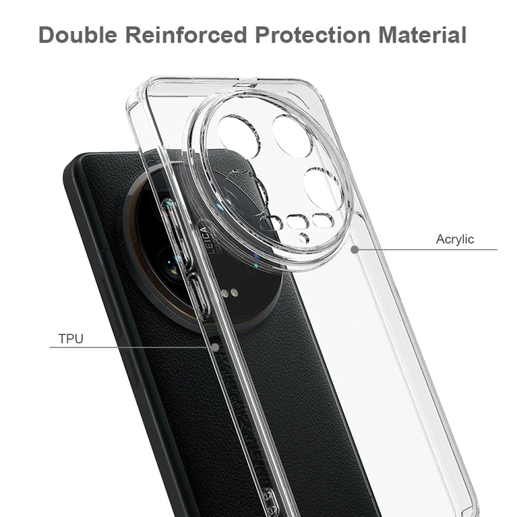 For Xiaomi 14 Ultra Scratchproof Acrylic TPU Phone Case - Transparent