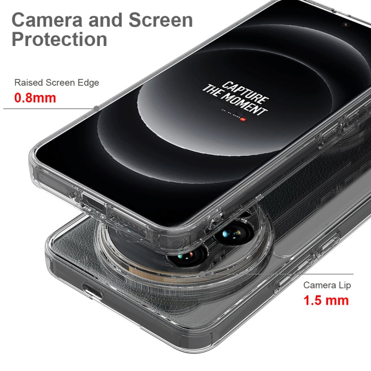 For Xiaomi 14 Ultra Scratchproof Acrylic TPU Phone Case - Transparent
