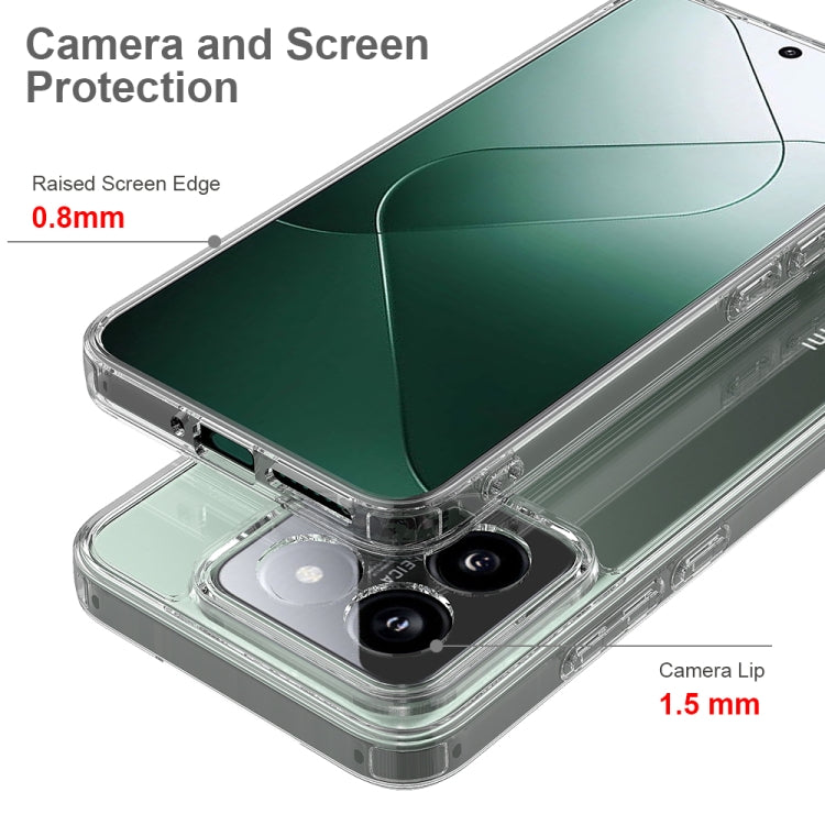 For Xiaomi 14 Scratchproof Acrylic TPU Phone Case - Transparent