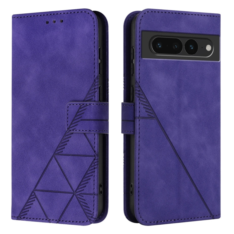 For Google Pixel 7 Pro Crossbody 3D Embossed Flip Leather Phone Case