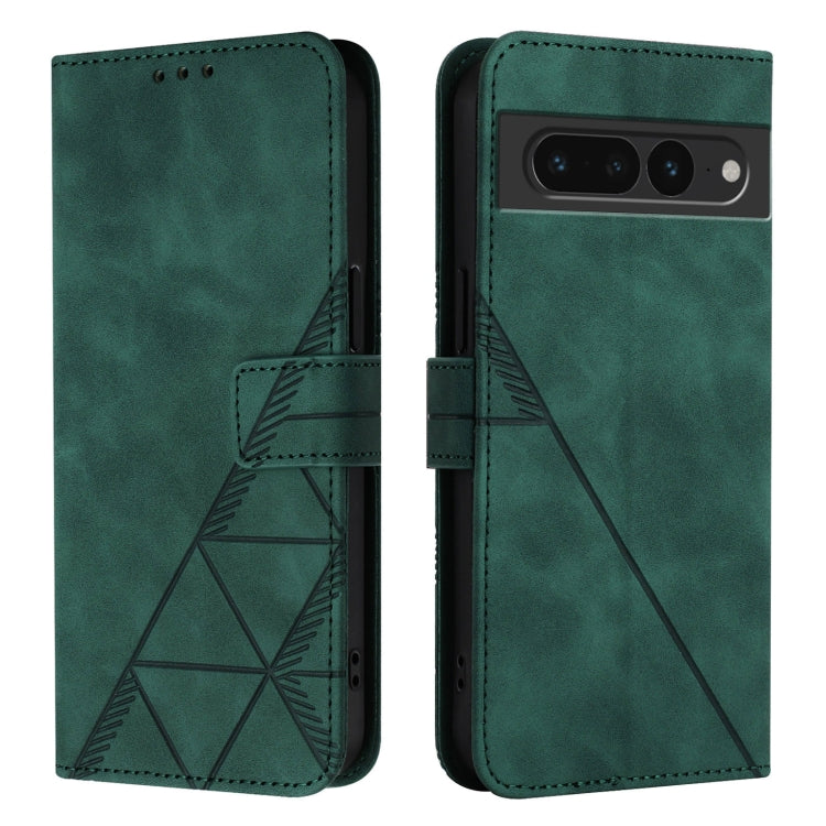 For Google Pixel 7 Pro Crossbody 3D Embossed Flip Leather Phone Case
