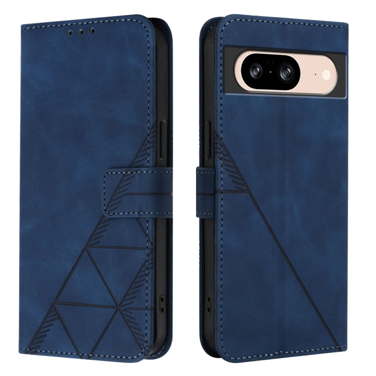 For Google Pixel 8 Crossbody 3D Embossed Flip Leather Phone Case