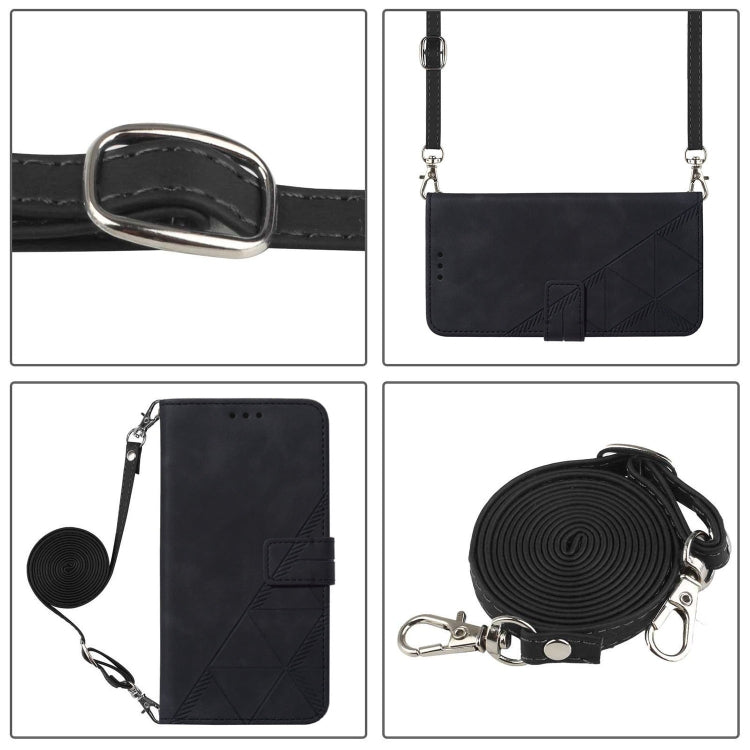 For Google Pixel 8 Crossbody 3D Embossed Flip Leather Phone Case