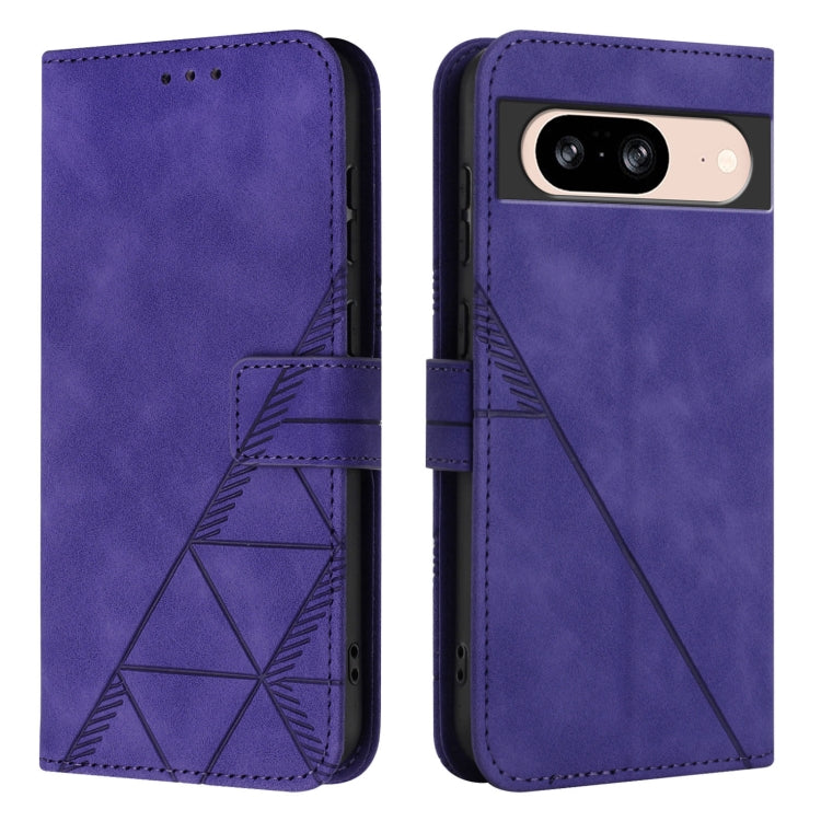 For Google Pixel 8 Crossbody 3D Embossed Flip Leather Phone Case