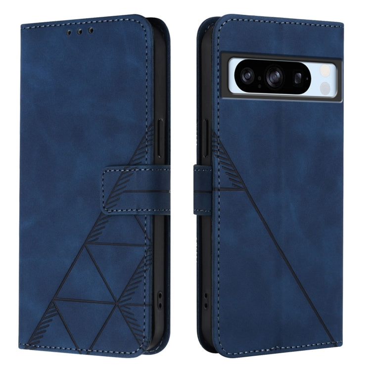 For Google Pixel 8 Pro Crossbody 3D Embossed Flip Leather Phone Case