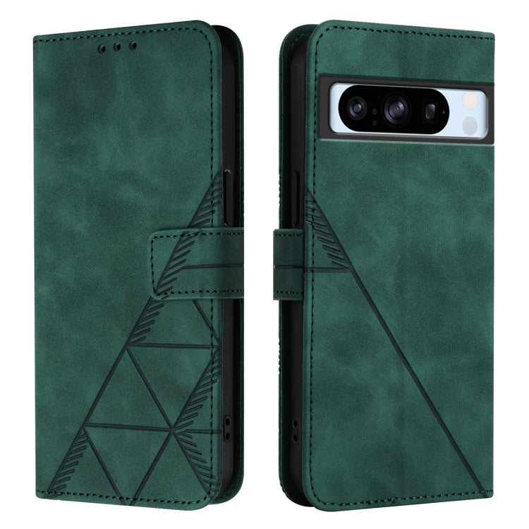 For Google Pixel 8 Pro Crossbody 3D Embossed Flip Leather Phone Case