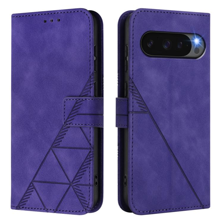 For Google Pixel 10 / 10 Pro+ Crossbody 3D Embossed Flip Leather Phone Case