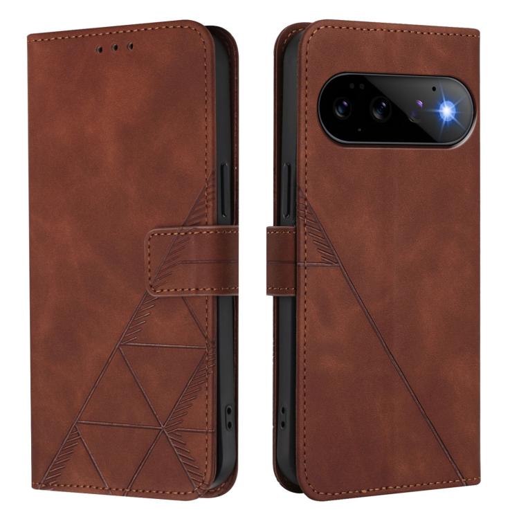 For Google Pixel 11 Pro / 11 Crossbody 3D Embossed Flip Leather Phone Case