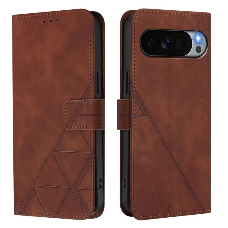 For Google Pixel 11 Pro XL Crossbody 3D Embossed Flip Leather Phone Case