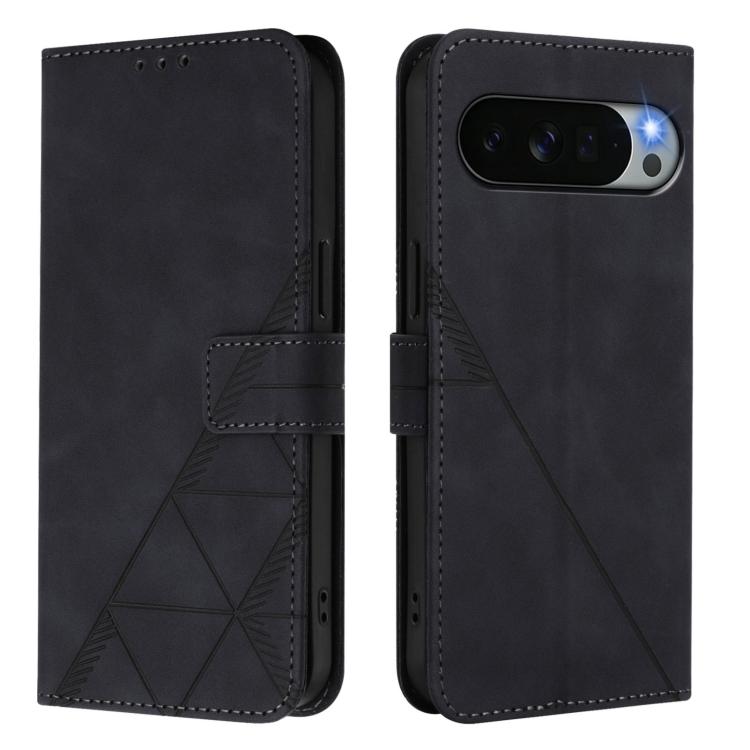 For Google Pixel 11 Pro XL Crossbody 3D Embossed Flip Leather Phone Case