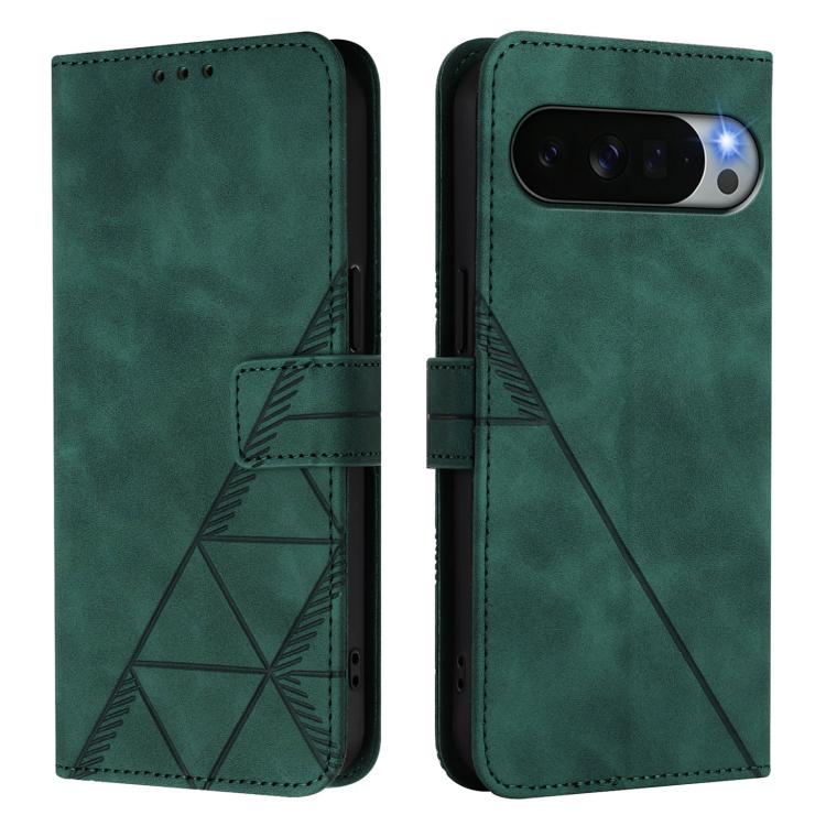 For Google Pixel 11 Pro XL Crossbody 3D Embossed Flip Leather Phone Case