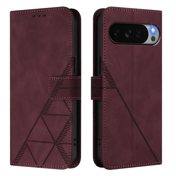 For Google Pixel 11 Pro XL Crossbody 3D Embossed Flip Leather Phone Case