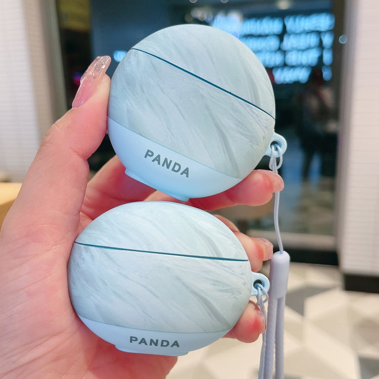 For Huawei FreeBuds 5i Bluetooth Wireless Earphone Frosted Protective Case - Cyan-blue