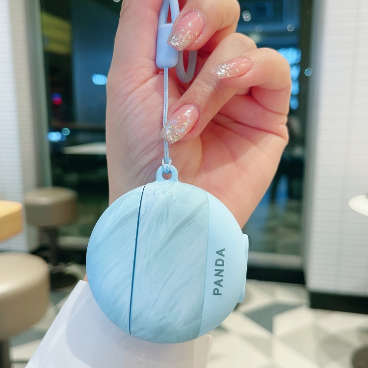 For Huawei FreeBuds 5i Bluetooth Wireless Earphone Frosted Protective Case - Cyan-blue
