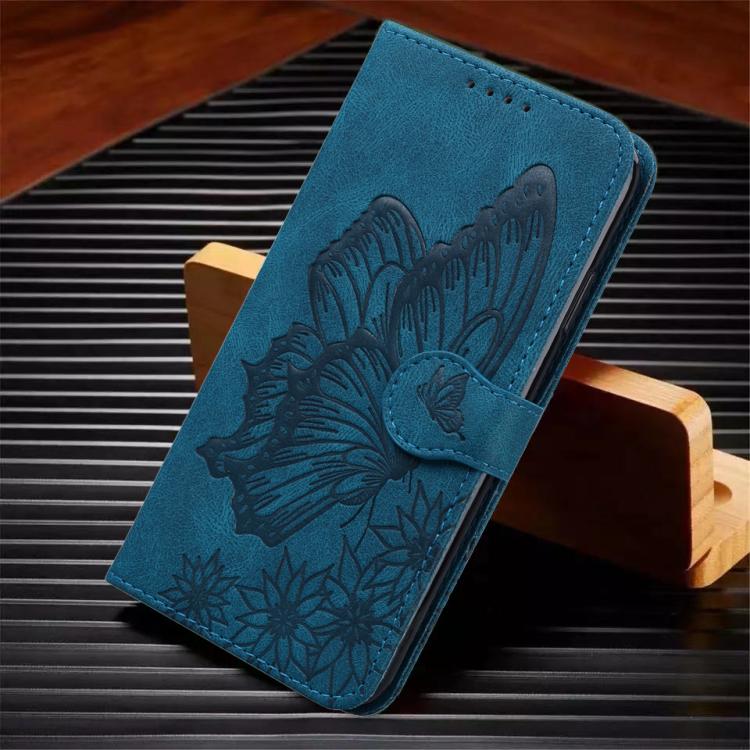 For Samsung Galaxy A36 5G Retro Skin Feel Butterflies Embossing Horizontal Flip Leather Phone Case
