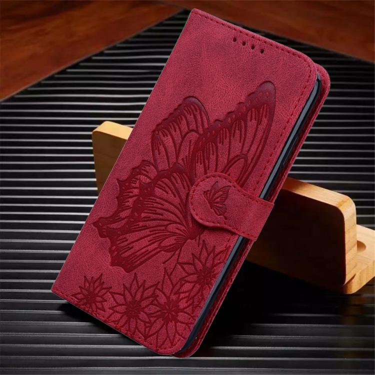 For Samsung Galaxy A36 5G Retro Skin Feel Butterflies Embossing Horizontal Flip Leather Phone Case