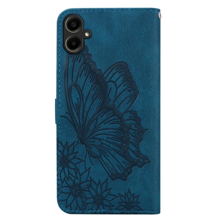 For Samsung Galaxy A07 4G / A06 4G Retro Skin Feel Butterflies Embossing Horizontal Flip Leather Phone Case