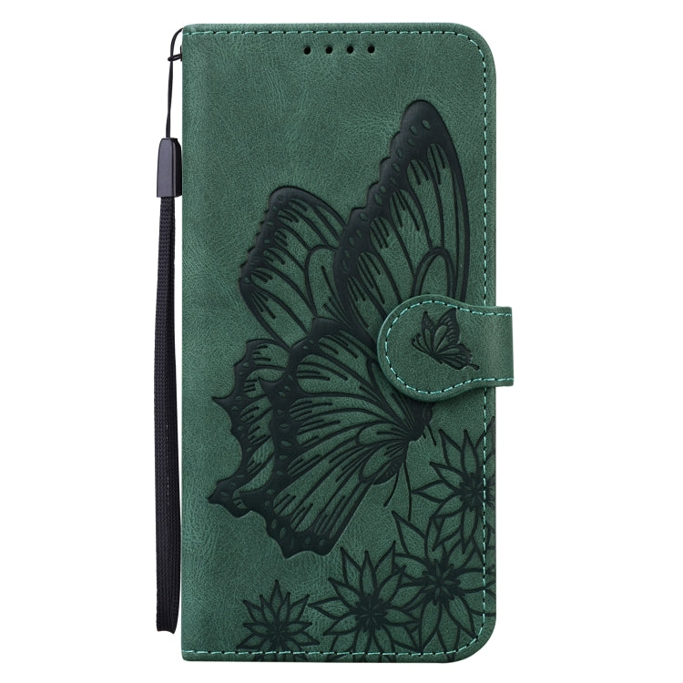 For Redmi Note 14 5G Retro Skin Feel Butterflies Embossing Horizontal Flip Leather Phone Case