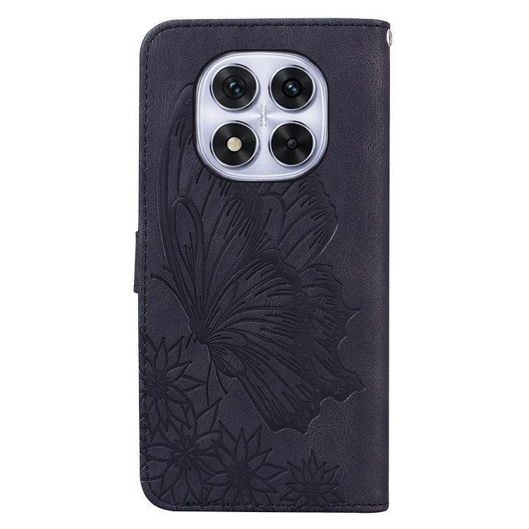 For Redmi Note 14 Pro 5G Retro Skin Feel Butterflies Embossing Horizontal Flip Leather Phone Case