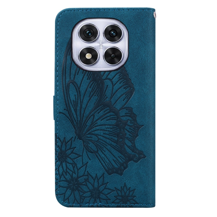 For Redmi Note 14 Pro 5G Retro Skin Feel Butterflies Embossing Horizontal Flip Leather Phone Case