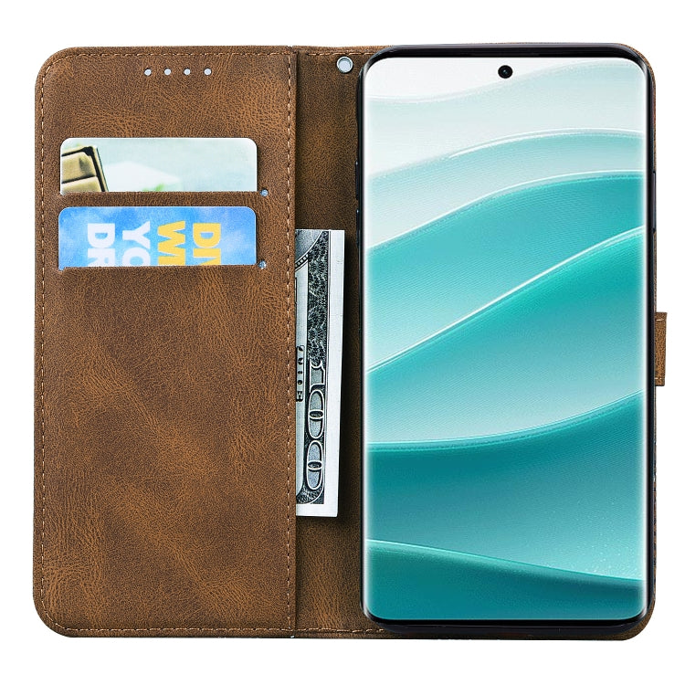 For Redmi Note 14 Pro 5G Retro Skin Feel Butterflies Embossing Horizontal Flip Leather Phone Case