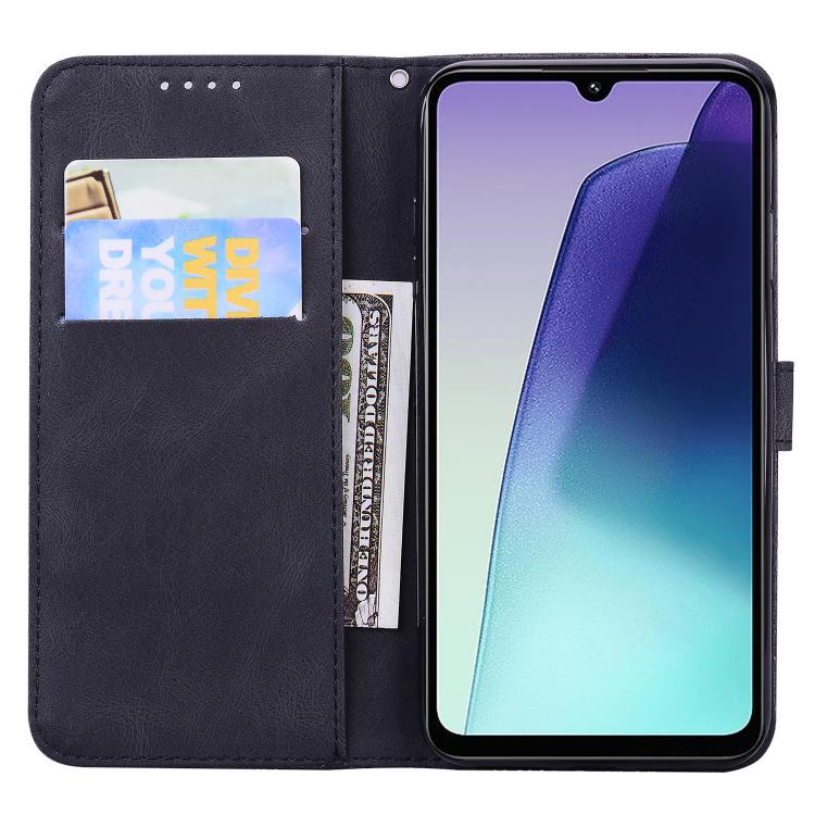For Redmi A4 5G Retro Skin Feel Butterflies Embossing Horizontal Flip Leather Phone Case