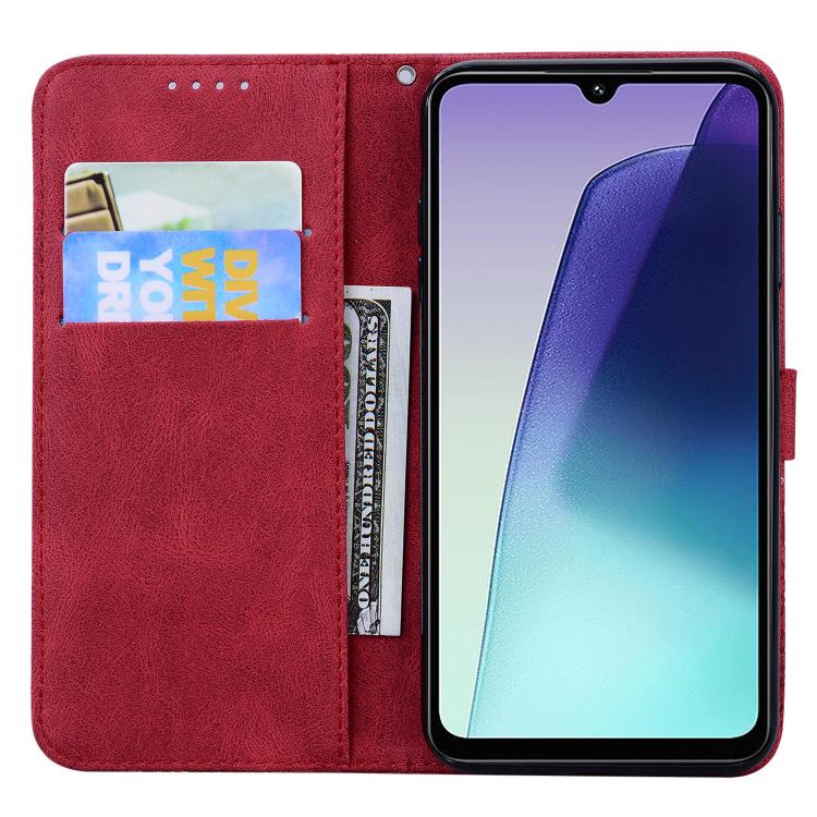 For Redmi 15C 5G / 4G EU 173mm Retro Skin Feel Butterflies Embossing Horizontal Flip Leather Phone Case