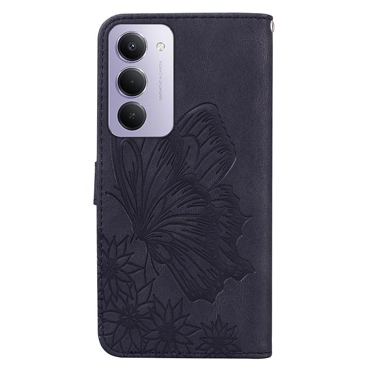 For Redmi 15 5G Global / 4G SEA 169.5mm Retro Skin Feel Butterflies Embossing Horizontal Flip Leather Phone Case