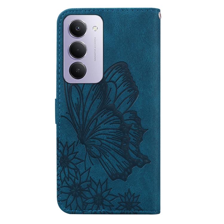 For Redmi 15 5G Global / 4G SEA 169.5mm Retro Skin Feel Butterflies Embossing Horizontal Flip Leather Phone Case