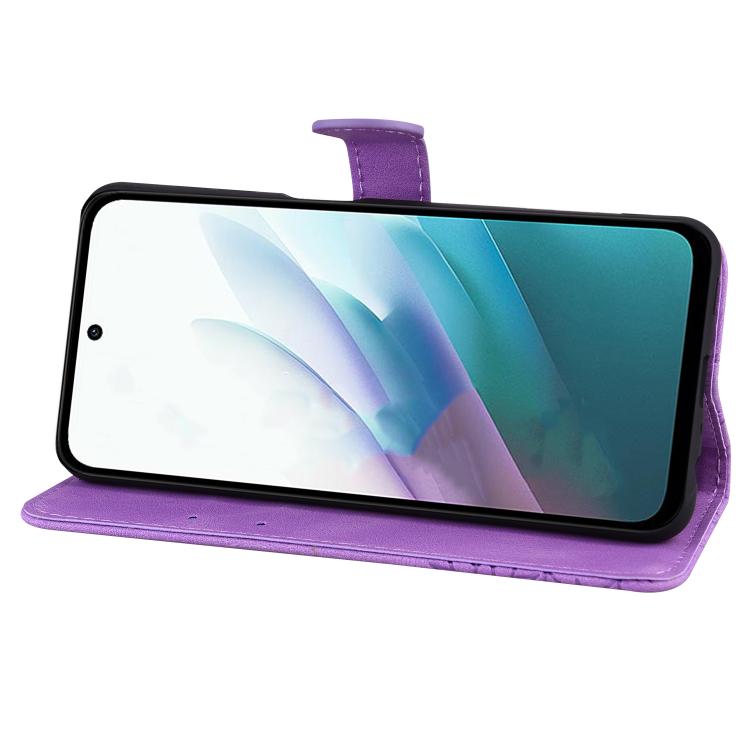 For Redmi 15 5G Global / 4G SEA 169.5mm Retro Skin Feel Butterflies Embossing Horizontal Flip Leather Phone Case