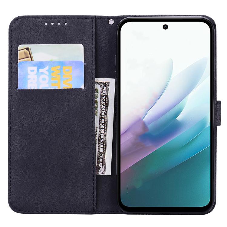 For Redmi 15 5G / 4G EU 171mm Retro Skin Feel Butterflies Embossing Horizontal Flip Leather Phone Case